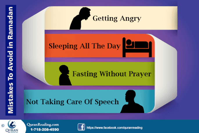 Few Common Mistakes to Avoid in Ramadan